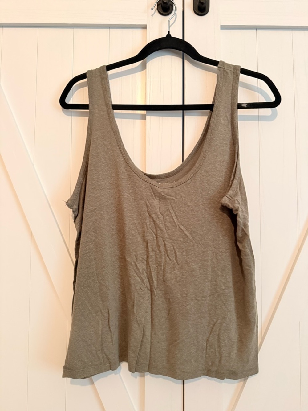 Abercrombie Women's Sleeveless Scoop Neck Tank Top - Olive